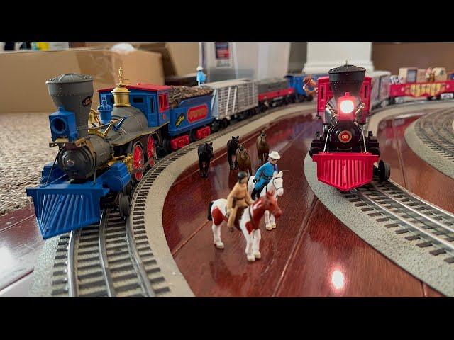 Lionel Trains The Lone Ranger Wild West O Scale Set vs Toy Story