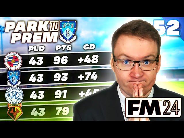 CRAZY CLOSE END TO THE SEASON - Park To Prem FM24 | Episode 52 | Football Manager 2024