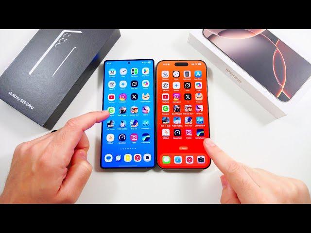 Galaxy S25 Ultra vs iPhone 16 Pro Max Speed Test Ep. 3