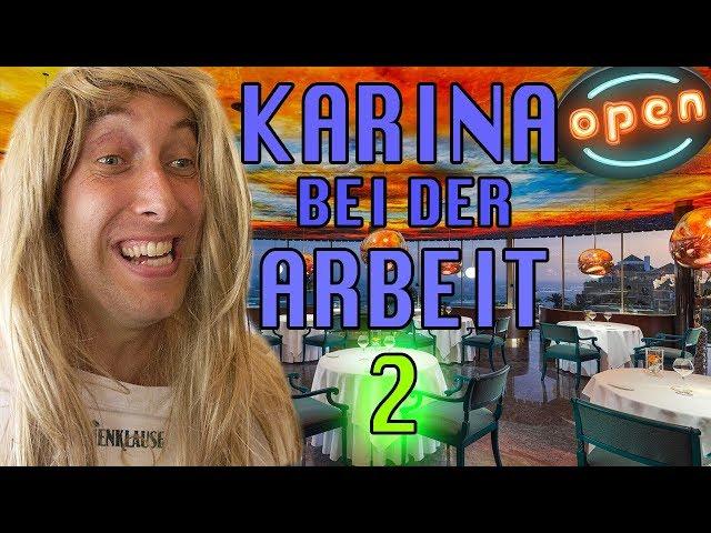 Karina bei der Arbeit - Kellnerin (Teil2)