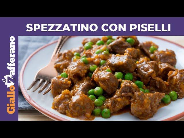 SPEZZATINO CON PISELLI - Ricetta facile