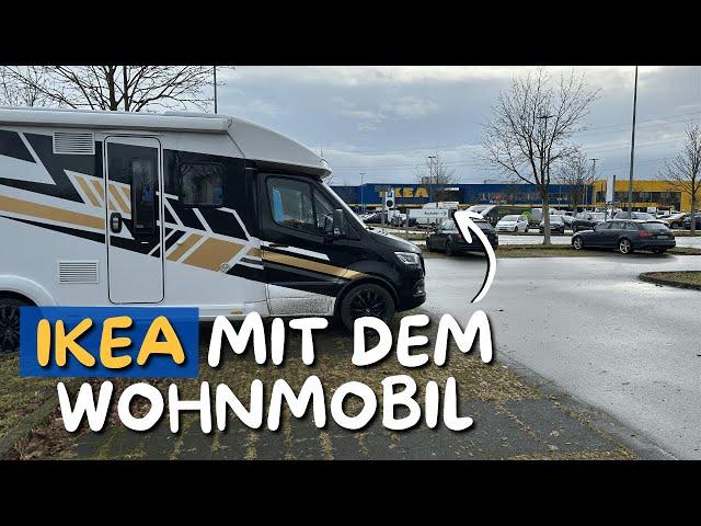 Going to IKEA in a motorhome?  We're looking for something SPECIFIC and Thomas has to come with us