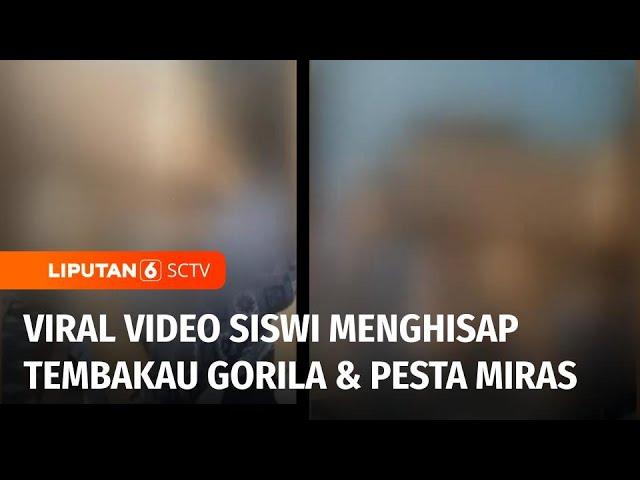 Video Siswi SMKN 1 Kota Kendari Tengah Menghisap Tembakau Gorila dan Pesta Miras, Viral! | Liputan 6