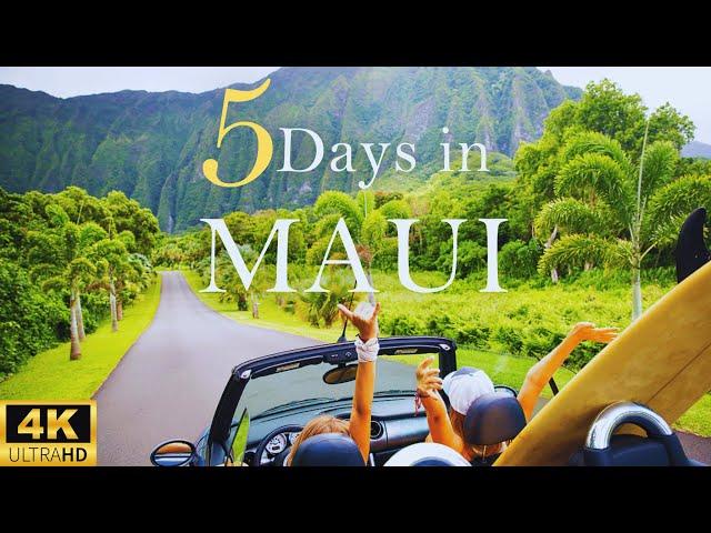 How to Spend 5 Days in MAUI Hawaii | The Perfect Itinerary