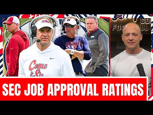 SEC Coach Job Approval Ratings...Warning Signs Ahead? - Josh Pate Cut