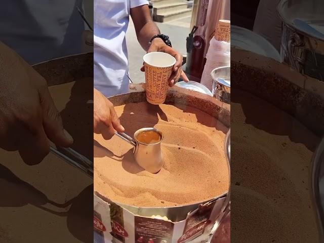 Coffe  made  it in desert