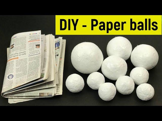 Solar system paper ball making | Newspaper balls | Paper ball making at home | DIY paper ball