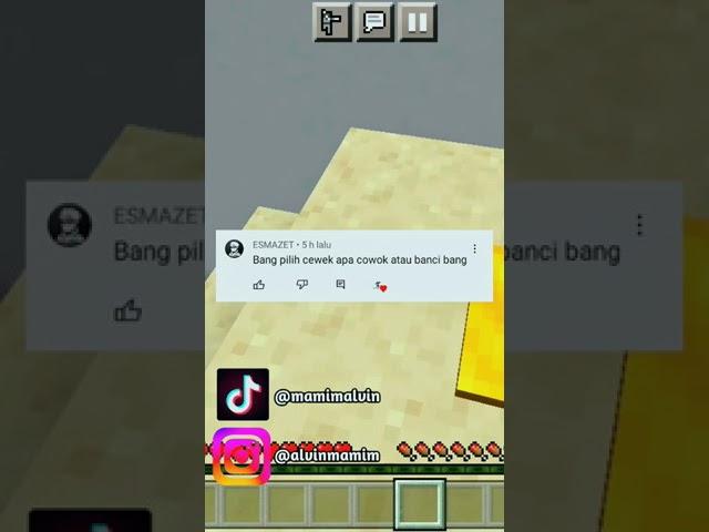 BANG TUTOR KE SURGA || Q&A Minecraft #Shorts