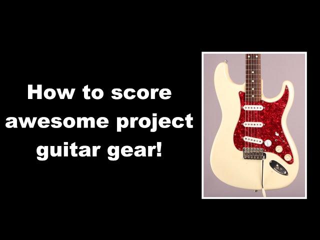 Where to find your next project guitar?  My secret for awesome finds!