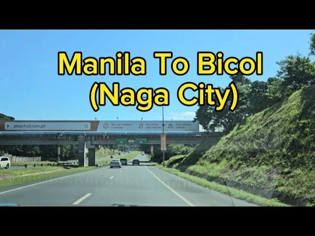 Manila To Bicol (Naga City). Long weekend. Long drive