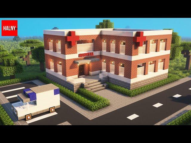 How to build a hospital (medical center) in Minecraft