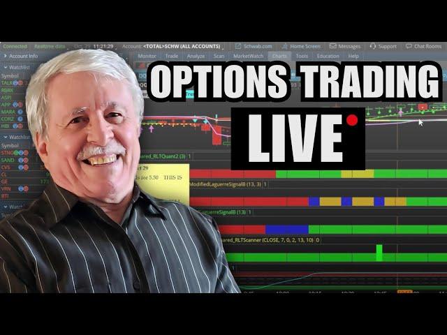 LIVE Options Trading | feat. David Wyse