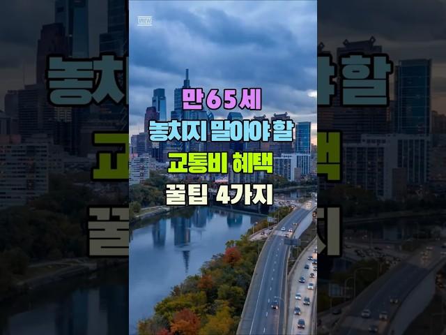 만65세 놓치지 말아야 할 교통비 혜택 꿀팁4가지#65세이상혜택 #교통비무료 #시니어복지 #노인교통카드 #정부지원정책 #버스무료이용