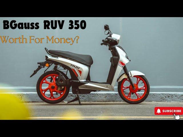 BGauss RUV 350 New Model Has Launched | Full Review With Details