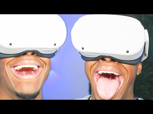 Try not to laugh while watching me play VR games.