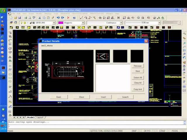 TiffinCAD Features: Auto Gridlines & Published Standards & Industry Symbols Database
