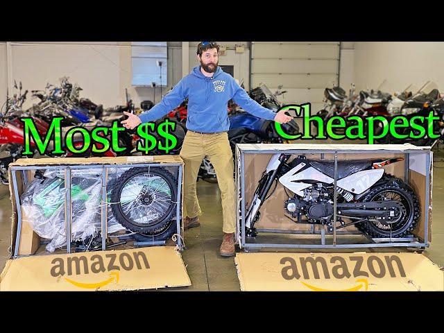 I BOUGHT the CHEAPEST and MOST EXPENSIVE Dirt Bikes on Amazon