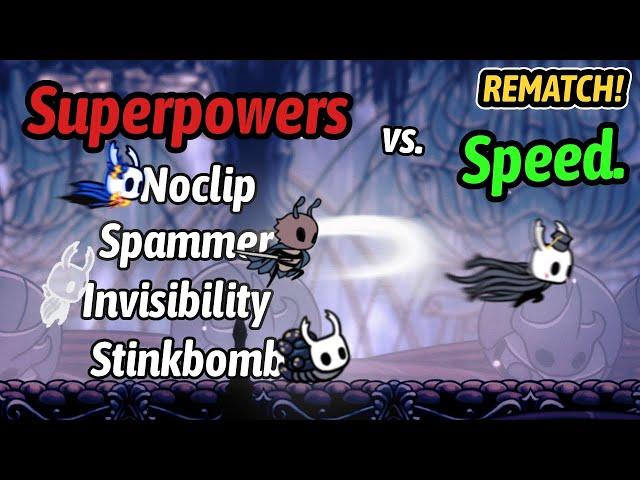 Hollow Knight - Speedrunner vs. 4 Hunters with NEW Superpowers REMATCH!