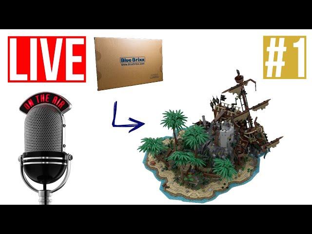 BlueBrixx Pirateninsel: Riff-Außenposten LIVE build - 1 | Set 107096