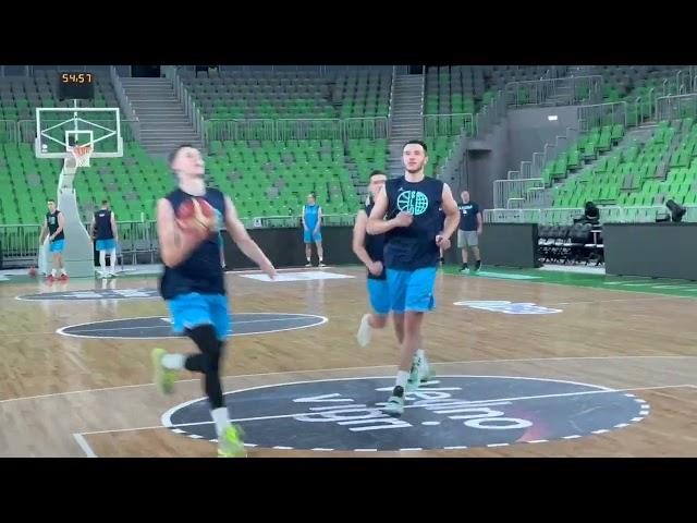 Mavs' Luka Doncic at Slovenia Practice Before Olympic Quarter in Greece