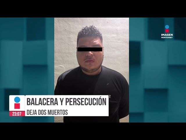 #ÚLTIMOMINUTO: Balacera y persecución dejó dos muertos en Guadalupe, Nuevo León