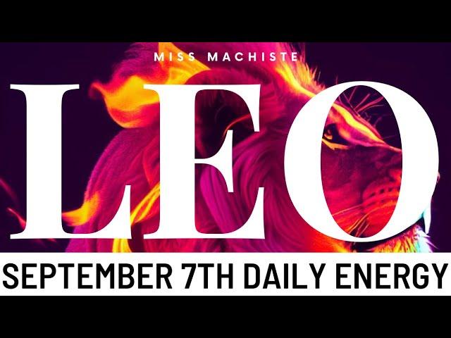 *LEO* UNLIMITED POWER! YOU MANIFESTED THIS, LEO!!! ~ SEPTEMBER 7th DAILY TAROT 2023