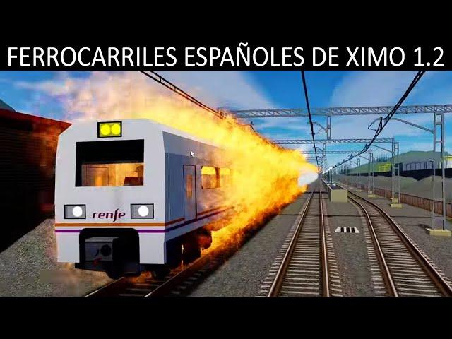 NUEVA VERSIÓN 1.2 de Ferrocarriles españoles de Ximo para Roblox (Juego de trenes españoles)