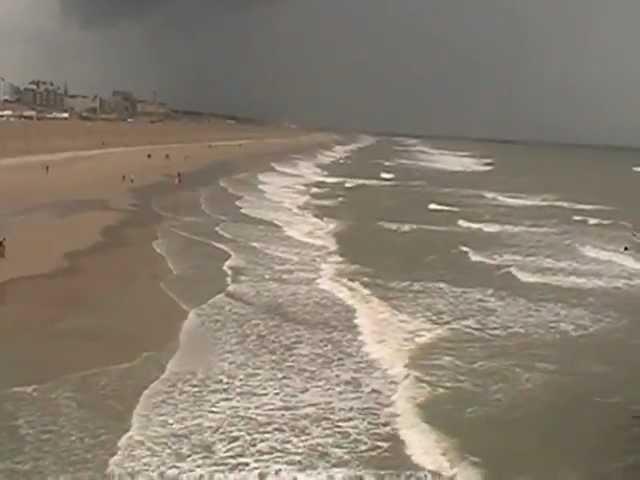 Scheveningen, Niederlande, Nordsee Strand - Aussicht Seebrücke 2011 -