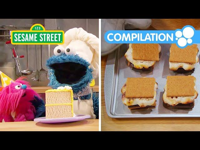 Sesame Street: Party Food Recipes for Kids | Cookie Monster’s Foodie Truck Compilation