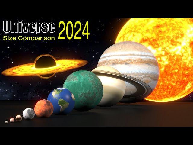 Universe 3D Size Comparison 2024