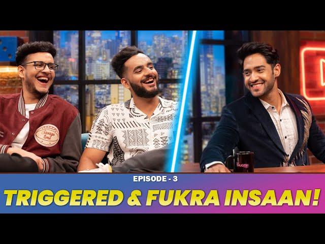 TRIGGERED INSAAN & FUKRA INSAAN ON THUGESH SHOW! S01E03 @triggeredinsaan @FukraInsaan