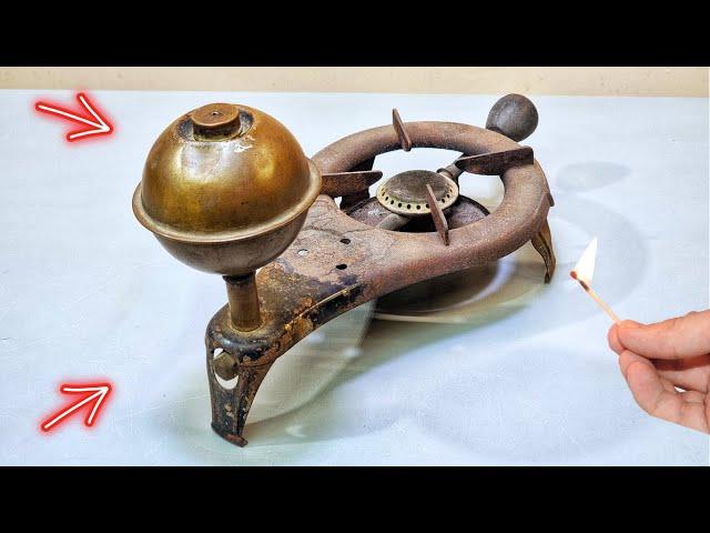 Stylish Camping Stove Restoration - G. Barthel 1930s Norma 51