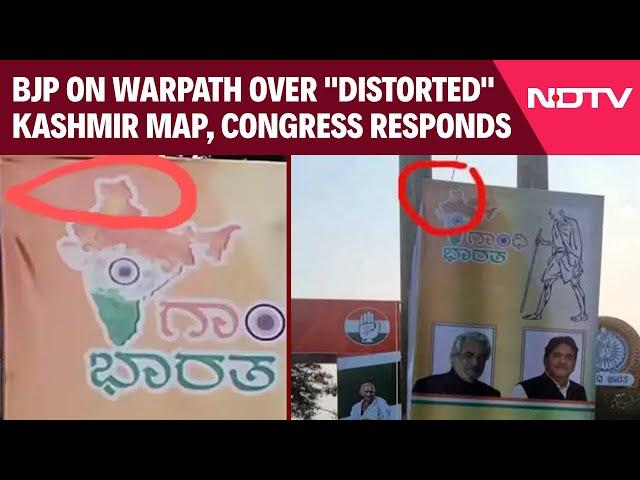 Kashmir Map Row | "Shameful": BJP On Warpath Over "Distorted" Kashmir Map, Congress Responds