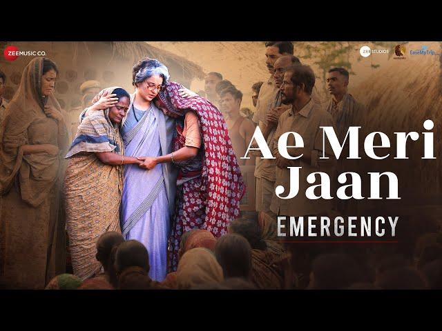 Ae Meri Jaan - Emergency | Kangana Ranaut, Anupam K, Shreyas T | Hariharan, Arko, Manoj Muntashir