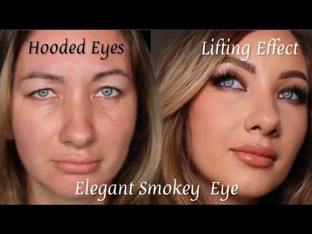 HOODED EYES: SMOKEY EYE MAKEUP + LIFTING EFFECT ️