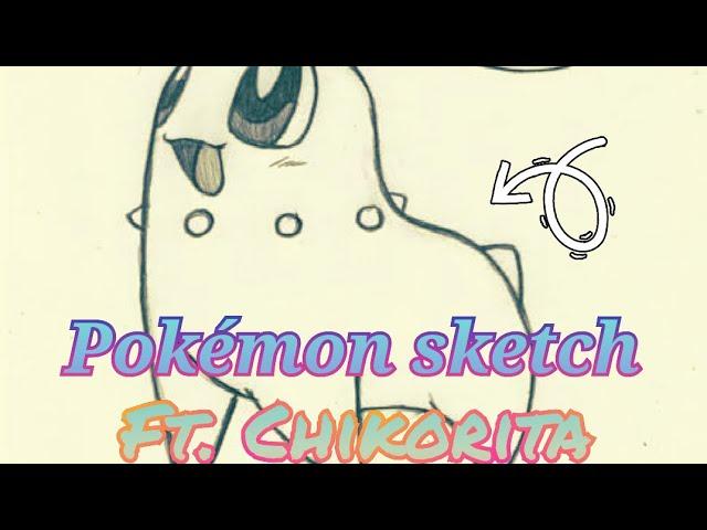 POKEMON SKETCHES || CHIKORITA || EPISODE 2 || POKEMON || SKETCHES || THE CREATIVE JUNCTION