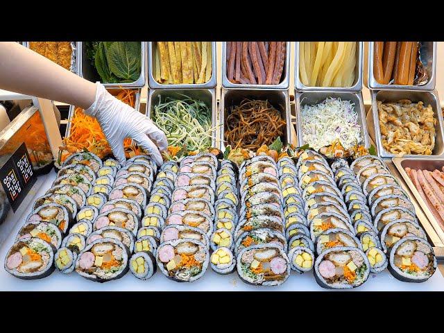 Best Korean Street Food! STREET FOOD KOREA + My New Favorite Korean Food! / 김밥부터 만두까지 맛있는 한국음식 몰아보기