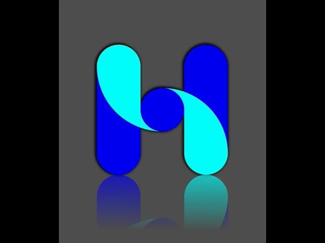 Coreldraw Tutorial - Creative Letter H Logo Design in Coreldraw