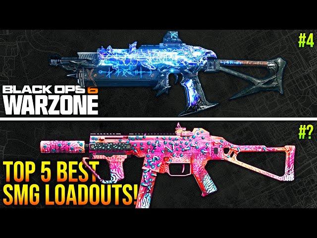 WARZONE: New TOP 5 BEST SMG META LOADOUTS After Update! (BO6 WARZONE META)