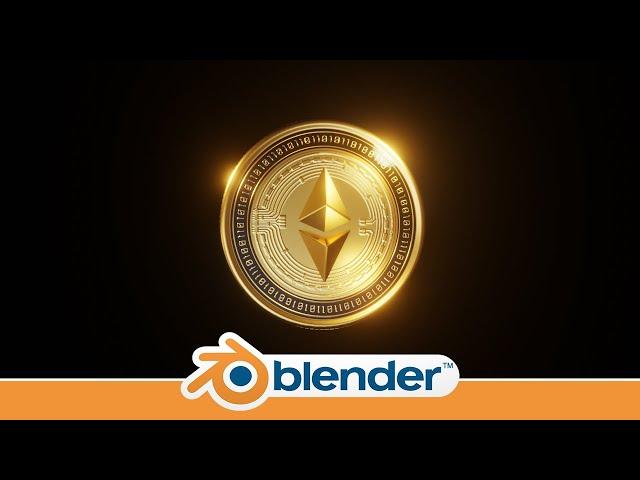 3D Ethereum Coin modeling in Blender 2.92