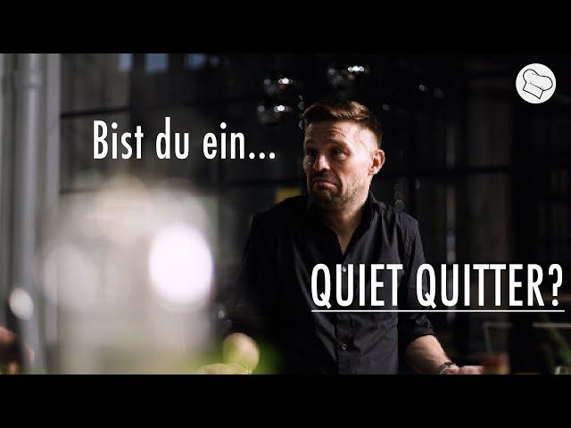 Koch Köpfe - Dienst nach Vorschrift? — Quiet Quitting