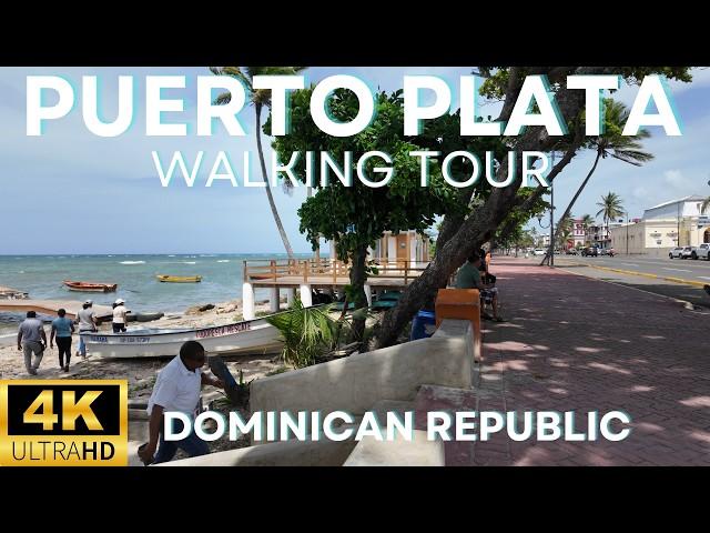 Puerto Plata DR Walking Tour: 4K City Stroll (Dominican Republic) 