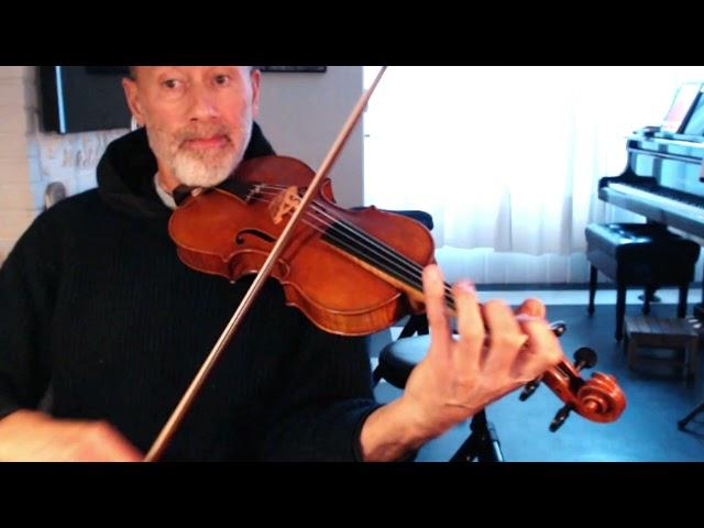 Gigue  by Johann Daniel Hardt  on an other baroque violin