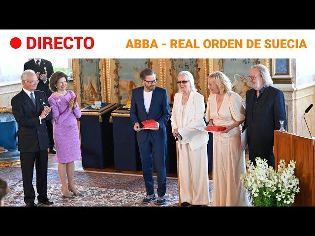 ABBA: INSÓLITO REENCUENTRO para recibir la REAL ORDEN de VASA en SUECIA por su EXITOSA CARREA | RTVE