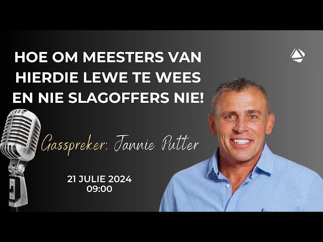 JANNIE PUTTER - 21 JULIE 2024