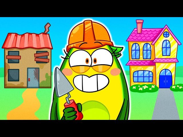 Oh No! Avocado Sold His First House?!  | Poor vs Rich Makeover & Secret Room