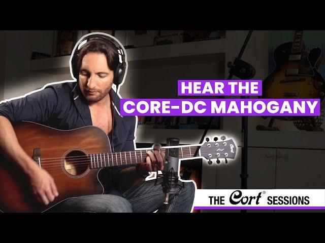 Hear The Cort Core-DC Mahogany Acoustic Guitar