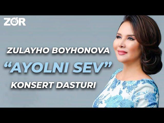 Zulayho Boyhonovaning "AYOLNI SEV" konsert dasturi (2019)