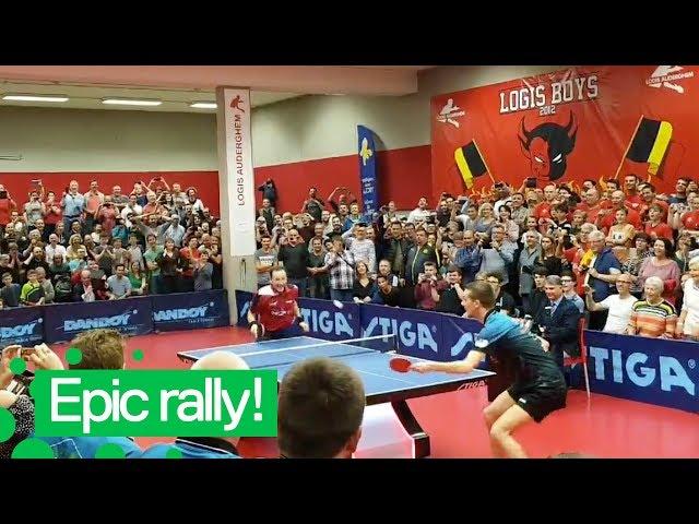 Epic Last Minute Table Tennis Point | Incredible Ping Pong Rally