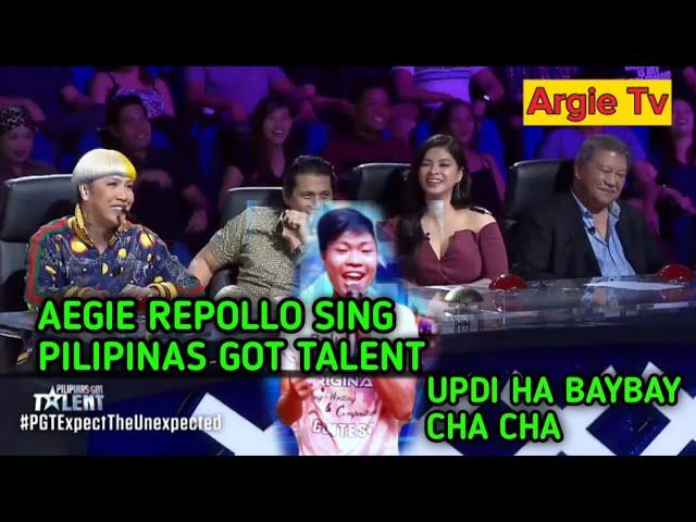 Mr ARGIE REPOLLO sing in Pilipinas Got Talent Updi Ha Baybay